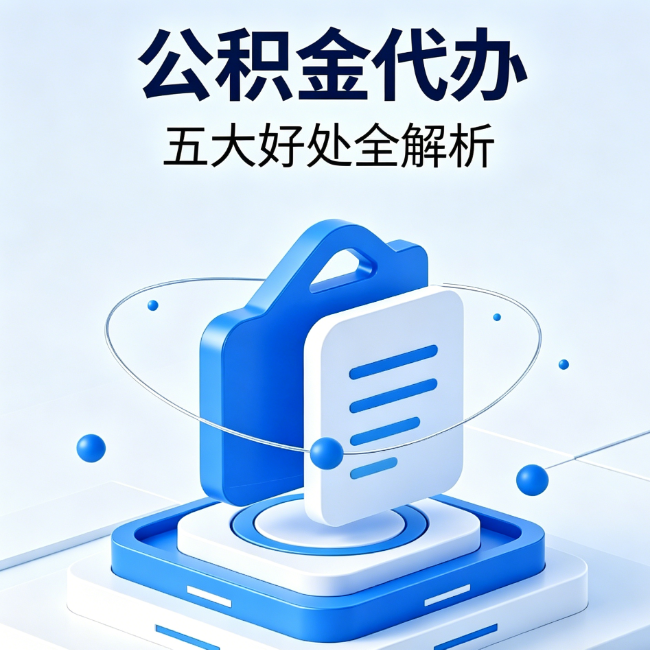 江北公积金代办到底值不值？这5大好处让你少走弯路